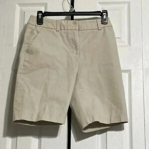 J McLaughlin khaki tan active wear casual shorts size 0